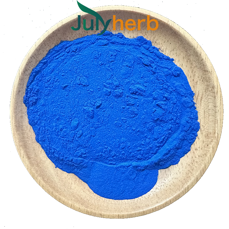 Spirulina blue powder