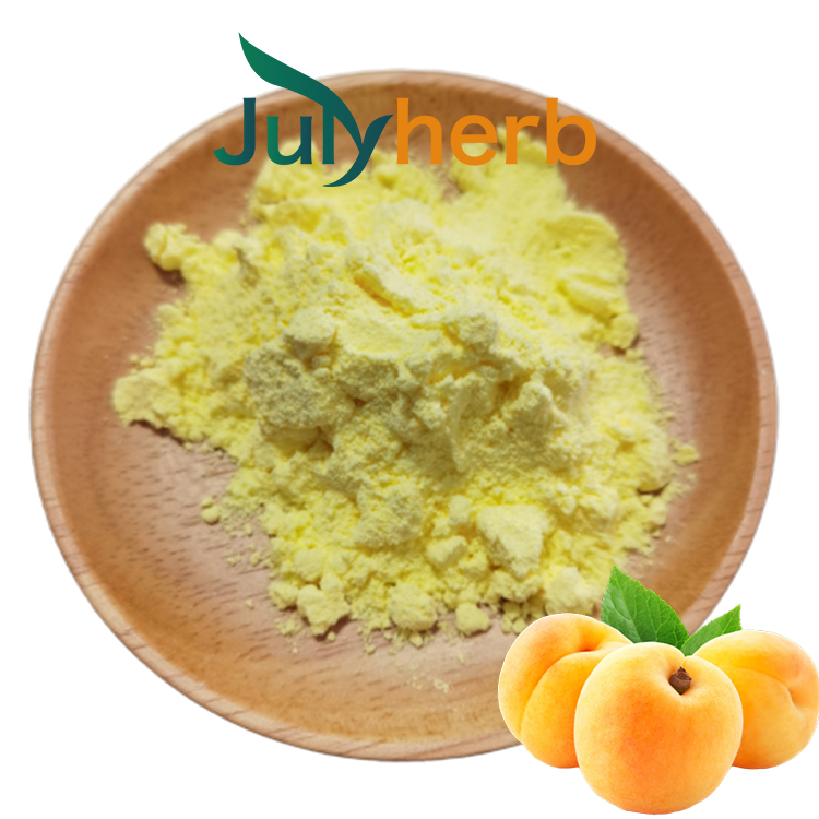 Freeze-dried yellow peach powder