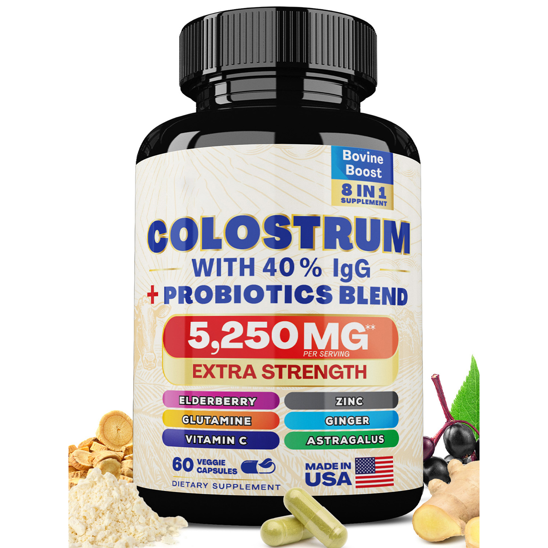 Colostrum capsules