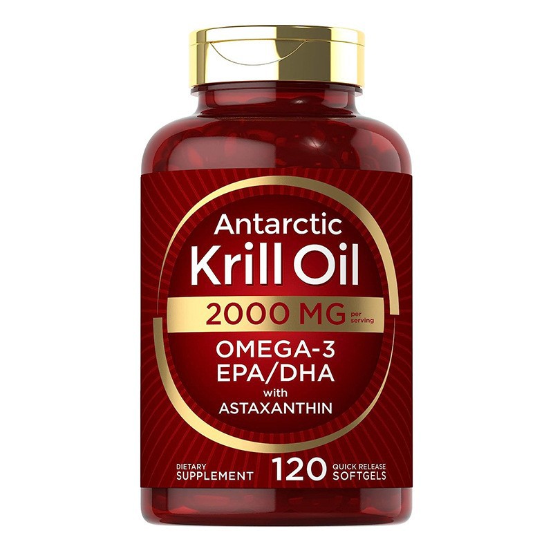 Krill oil capsules