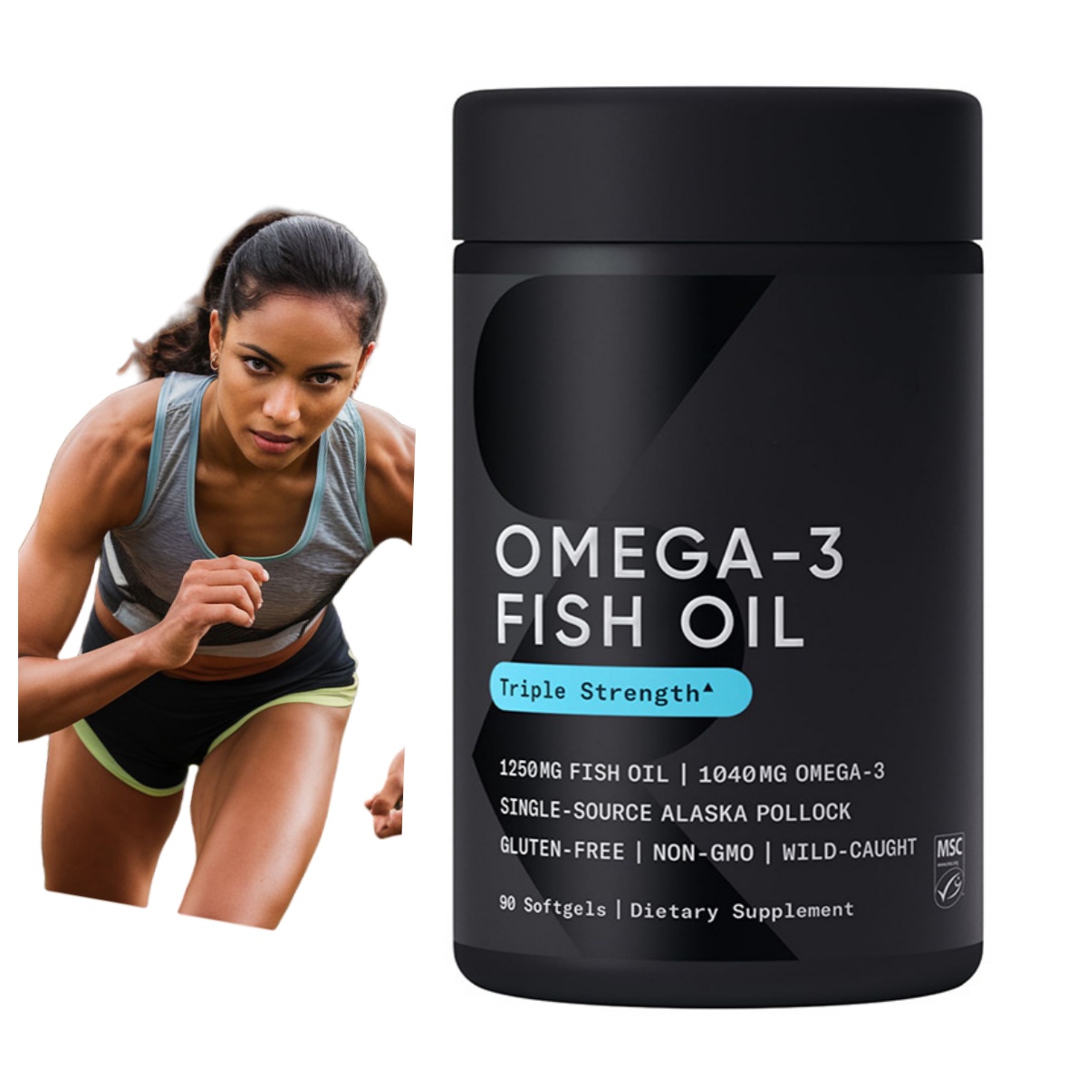 omega 3 fish oil softgel capsules